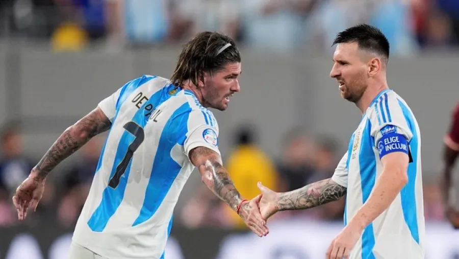 De Paul y Messi