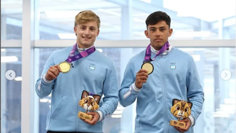 Los paranaenses Baltazar Itria y Priscila Vukonich hablaron tras sus podios panamericanos