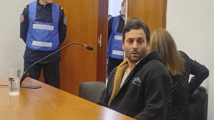 Imagen de archivo de Jorge Julián Christe, condenado a perpetua por el femicidio de su pareja María Julieta Riera, proceso luego anulado por la Sala Penal del Superior Tribunal de Justicia (STJ).