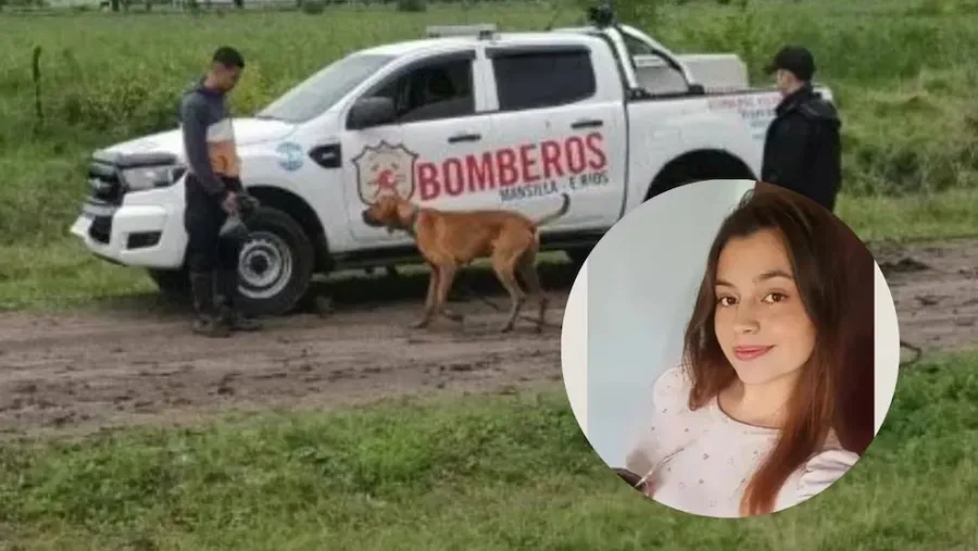 desaparecida Mansilla búsqueda Bomberos