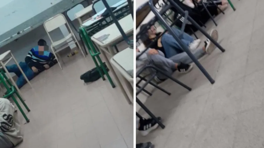 escuela bazan balacera