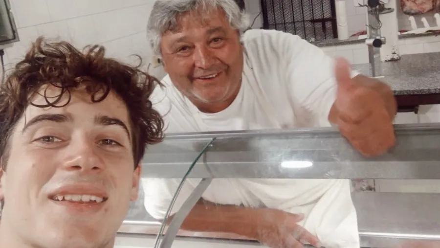 Franco Colapinto en San Andrés de Giles.