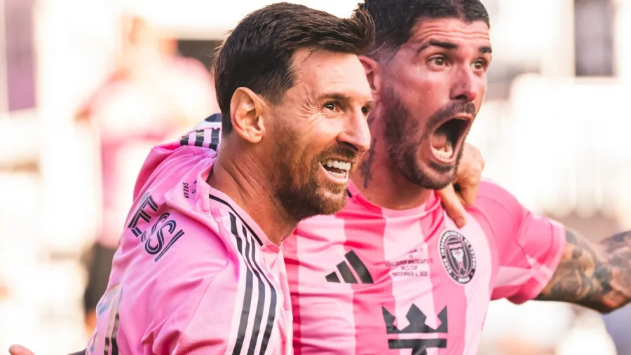 Lionel Messi y Rodrigo De Paul - Inter Miami.