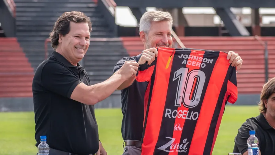 Adrián Bruffal y Rogelio Frigerio