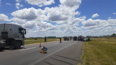 Una persona fallecida y otras dos heridas por un accidente en ruta 14