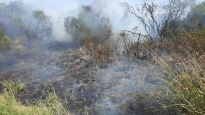 Una vivienda fue afectada por un importante incendio en la zona del Túnel