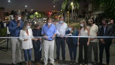 Bordet y Bahl inauguraron el ensanche de Boulevard Racedo en Paraná