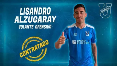 Fútbol: el vialense Lisandro Alzugaray es nuevo jugador de Universidad Católica de Quito