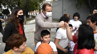 Bordet y Arrondo compartieron un encuentro con deportistas y entrenadores en Paraná