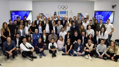 Entrerrianos participaron del tercer Foro de Atletas en el Comité Olímpico Argentino