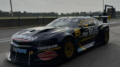 TC: el uruguayense Nicolás Bonelli salió a la pista por primera vez con su nuevo auto