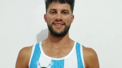 Remo: el paranaense Luciano Moreira, subcampeón sudamericano en Brasil