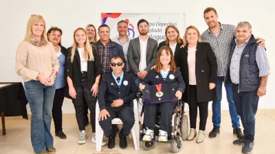 Deportistas paralímpicos fueron distinguidos como Ciudadanos Ilustres de Gualeguay 