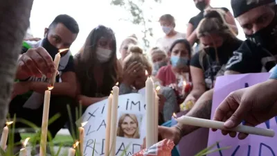 Marcha de las velas en reclamo de justicia por el femicidio de Nancy