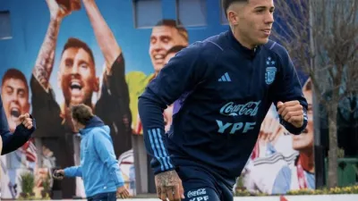 Enzo Fernández: “Lo pasado lo disfrutamos, pero ahora pensamos en las Eliminatorias”