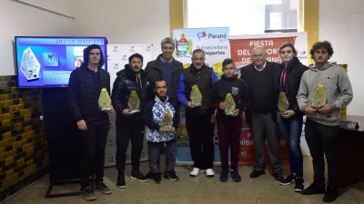 Premios Aníbal Sánchez: los destacados de julio recibieron su distinción