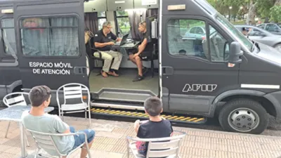 El espacio móvil de la AFIP estará hasta este lunes en Gualeguaychú.