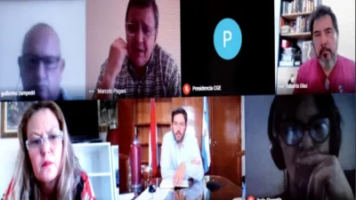 AGMER reunión virtual con Müller
