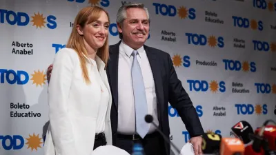 Fernández y Sagasti en Mendoza