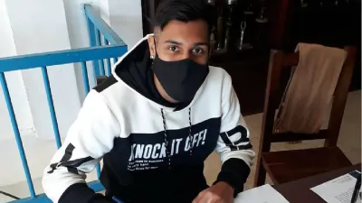 Torneo Federal A: Nahuel Amarilla firmó su contrato con Juventud Unida