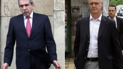 Aníbal Fernández y Daniel Gollán