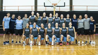 Básquet: con presencia entrerriana, Argentina debuta en el Sudamericano U15