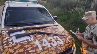 El procedimiento se realizó en un camino vecinal de Costa Uruguay Sur.