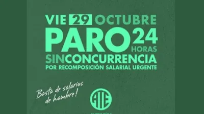 Estatales de ATE van al paro este viernes