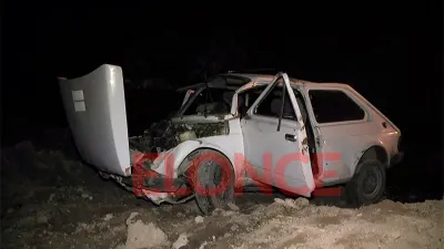 auto destrozado