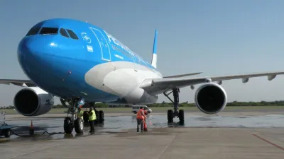 avión Aerolíneas vacunas