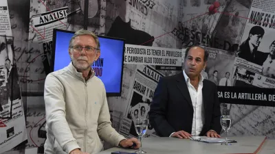 Juan José Bahillo y Marcelo López debatieron anoche en el programa de televisión “Cuestión de Fondo” (Canal 9, Litoral) sobre la cobertura de salud de los empleados públicos entrerrianos.