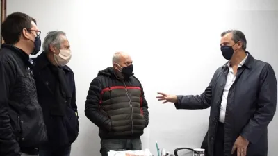 Bahl analizó con técnicos de la Municipalidad la situación del agua en Paraná