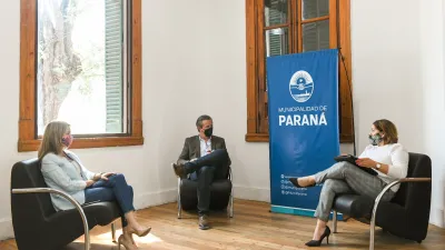 Bahl con Zoff y Carina Ramos