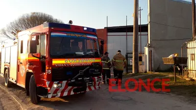 Bomberos escape de amoníaco
