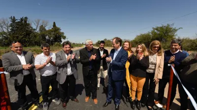 Bordet: “En momentos de mucha dificultad económica continuamos con la obra pública”