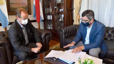 Bordet analizó con el titular de Enersa el plan de obras energéticas de la provincia