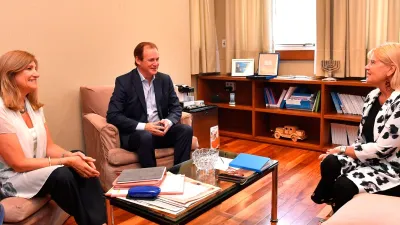 Bordet y Romero con Losardo