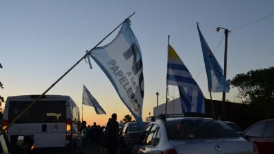 Marcha contra Botnia 2021 (Foto: Radio Máxima)