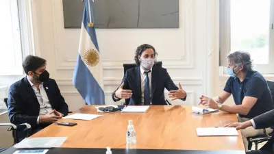 Cafiero con expertos covid