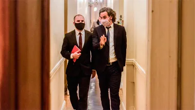 Cafiero con Guzmán