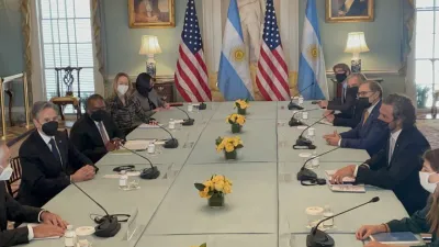 Blinken le aseguró a Cafiero que EE.UU. apoya una “economía argentina vibrante”