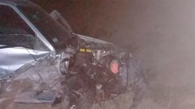 camioneta choque ruta 12