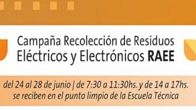 Campaña de Recolección de Residuos Eléctricos y Electrónicos