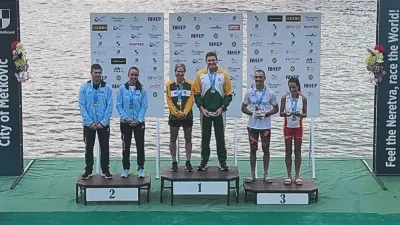 Canotaje: los entrerrianos coparon el podio de la Copa del Mundo de Maratón