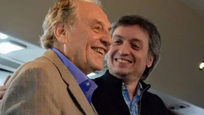 Carlos Heller y Máximo Kirchner