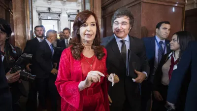 Cristina Kirchner y Javier Milei.