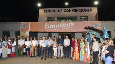 La 45ª Fiesta Nacional de la Citricultura fue inaugurada por Bordet y Cresto.