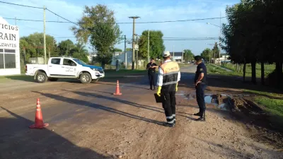 control de ruta Urdinarrain