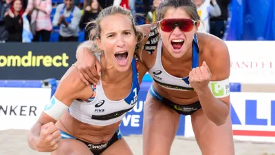 Beach Volley: la nogoyaense Gallay avanzó junto a Pereyra en el Mundial de Hamburgo