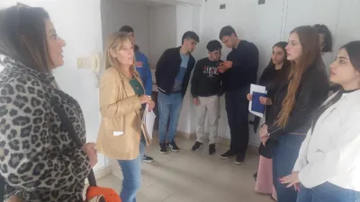 Estudiantes de la Facultad de Derecho de la UCA visitaron las oficinas de Defensa al Consumidor.